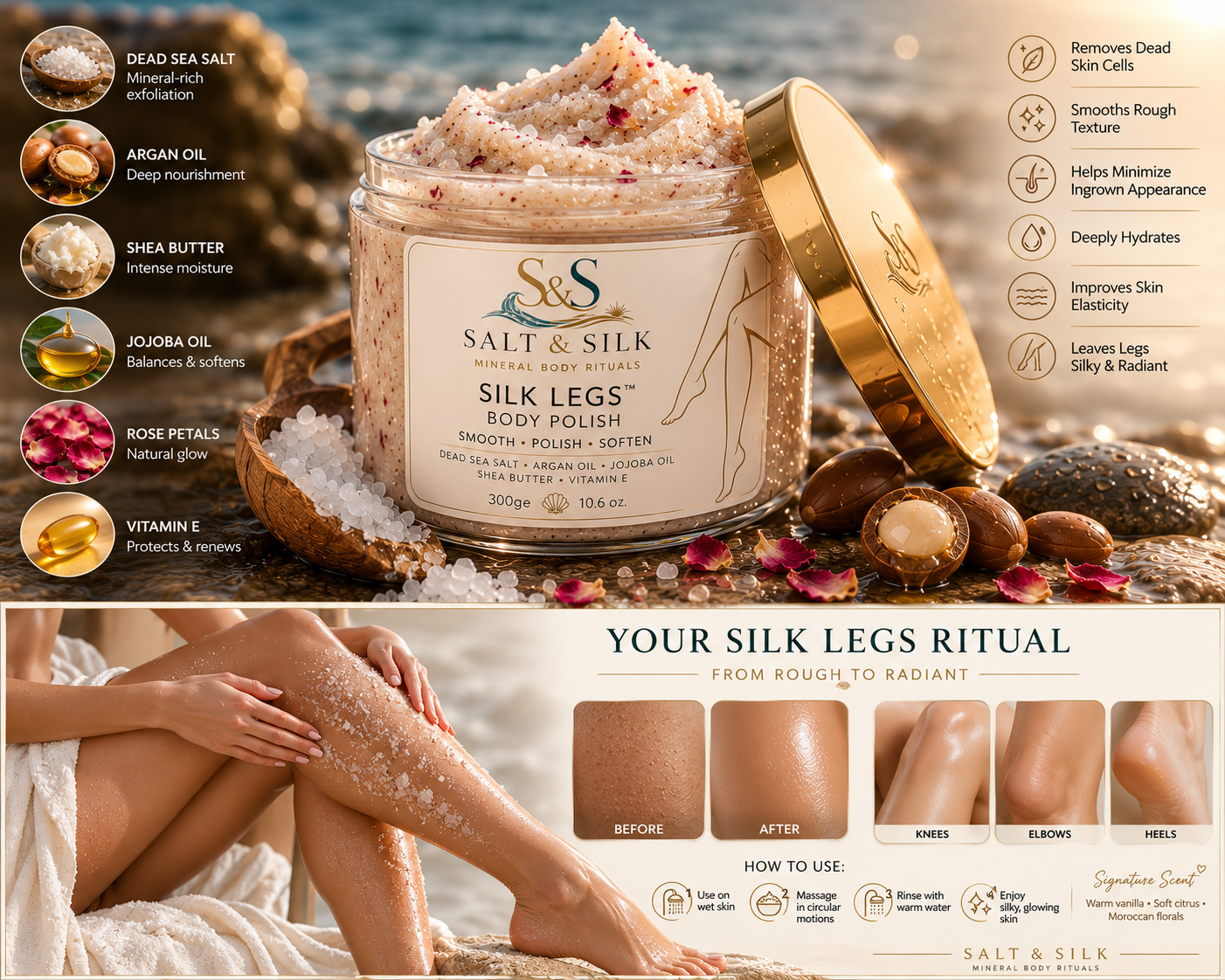 Salt & Silk - Silk Legs Ritual